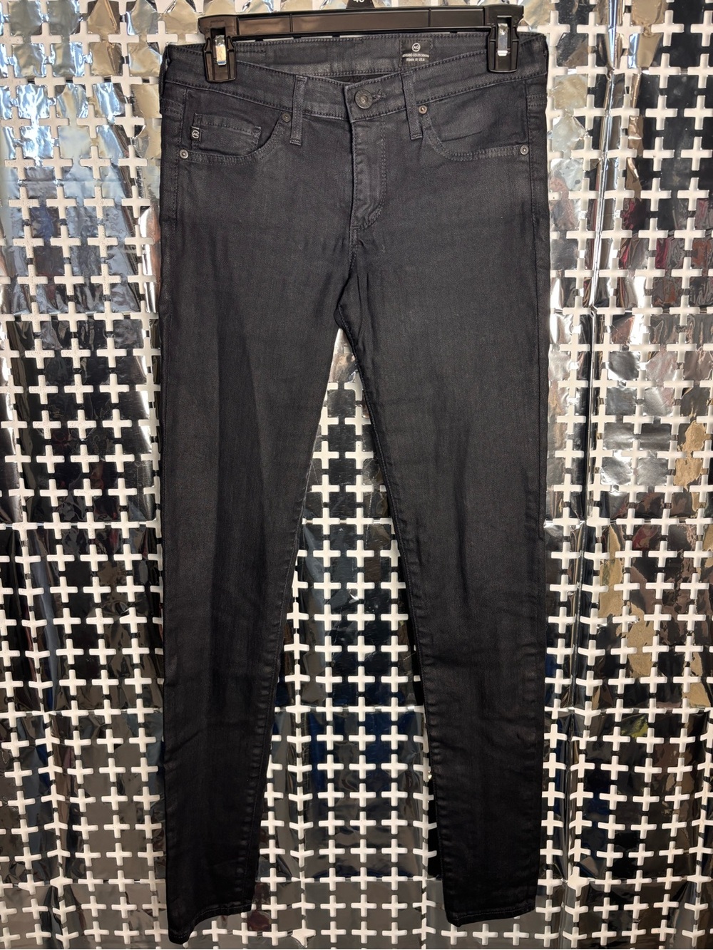 Ag Adriano Goldschmied Black Skinny Jeans - Women's